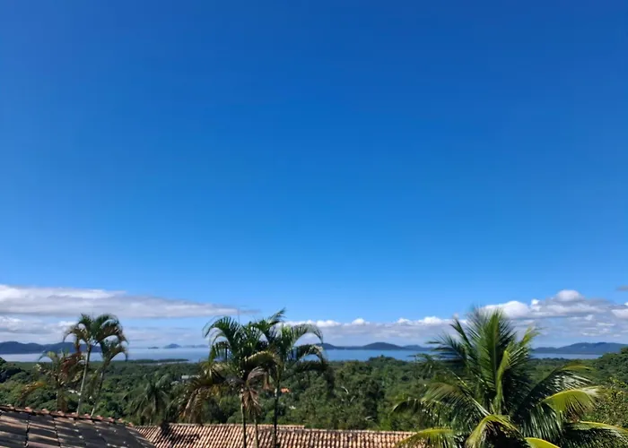 Chalé com vista baía de Antonina- Pousada Porto Feliz